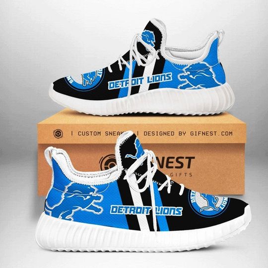 football Detroit Lions Blue Black Reze Sneakers