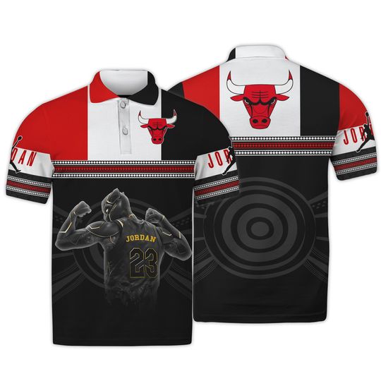 NBA Chicago Bulls Michael Jordan New Design Polo Shirt