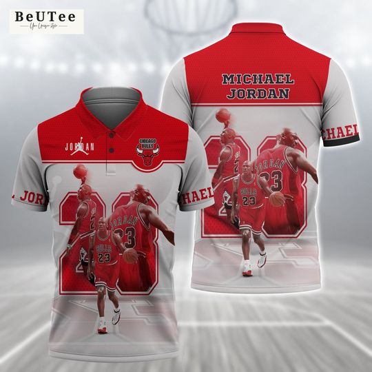 NBA Chicago Bulls Michael Jordan Legend Polo Shirt