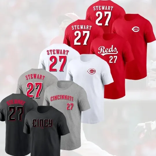 Discover Sal #27 Stewart Cincinnati Baseball Team 2026 Number & Name For Fans