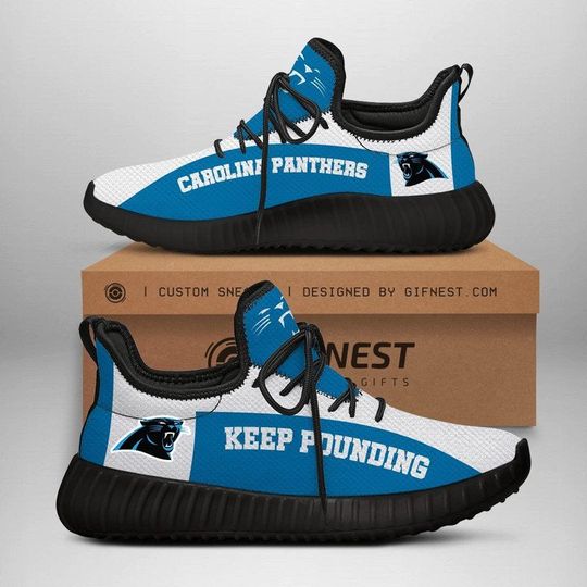 Discover football Carolina Panthers Blue White Reze Sneakers