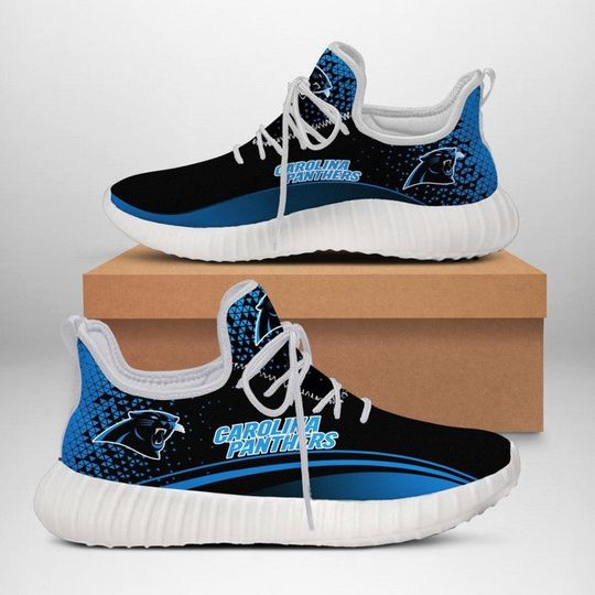Discover football Carolina Panthers Black Blue Reze Sneakers