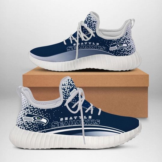 football Seattle Seahawks Navy Reze Sneakers