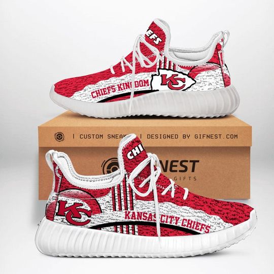 Discover football Kansas City Chiefs Red White Reze Sneakers V3