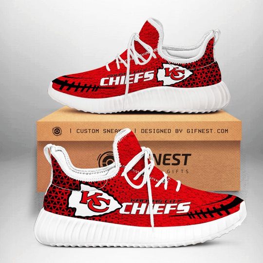 Discover football Kansas City Chiefs Red Black Reze Sneakers V2