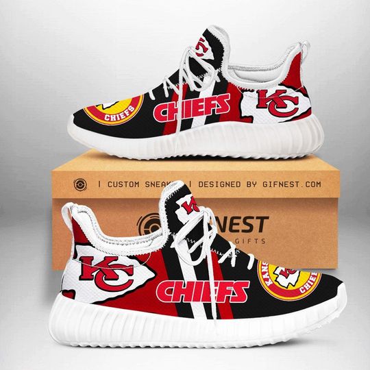 Discover football Kansas City Chiefs Red Black Reze Sneakers