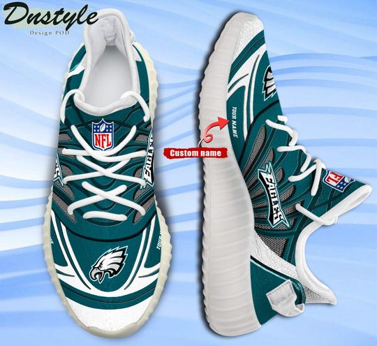 football Philadelphia Eagles Custom Name Limited Green Reze Sneakers