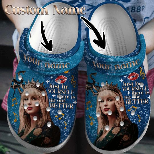 Discover Swift Custom Name Just Be Yourself Clog