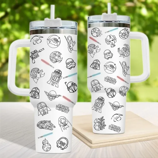 Discover Star Wars 40 Oz Tumbler Gift for Cartoon