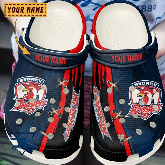 Discover NRL Sydney Roosters Custom Name Special Crocs