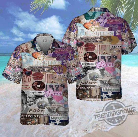 Discover Swift The Eras Tour Sign Hawaiian Shirt