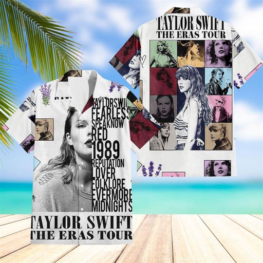 Discover Swift The Eras Tour Hawaiian Shirt
