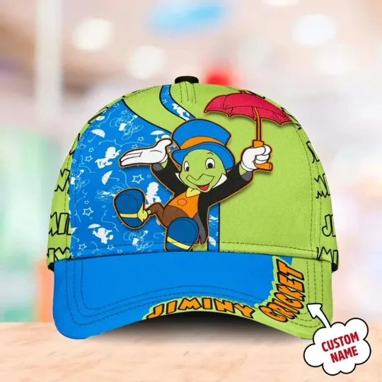 Personalize Jiminy Cricket Classic Cap, Jiminy Cricket Lovers Gift