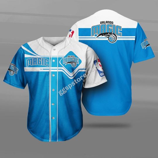 Orlando Magic Bluse White Baseball Jersey V10