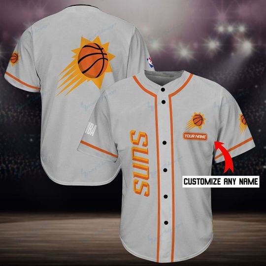 Discover Phoenix Sunss Custom Name White Baseball Jersey