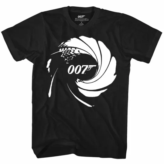 Official James Bond 007 Barrel Gun Logo T-Shirt
