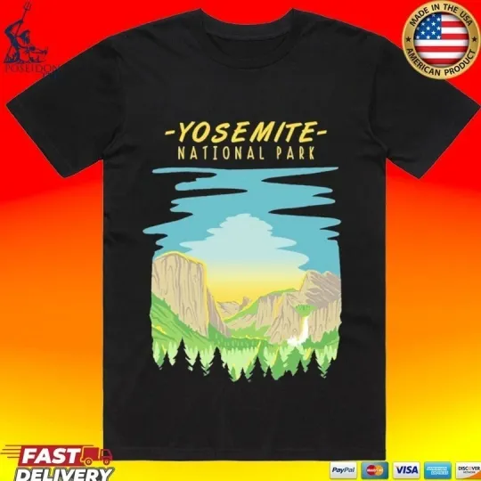 Discover Yosemite National Park Masterpiece 2026 Unisex T-shirt