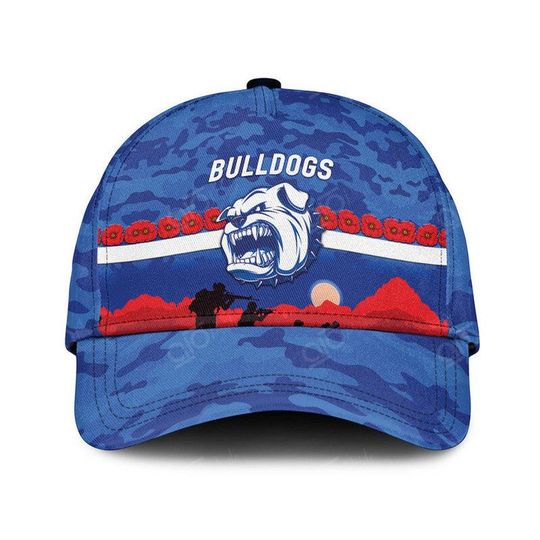 Discover AFL Western Bulldogs ANZAC Day Blue Classic Cap