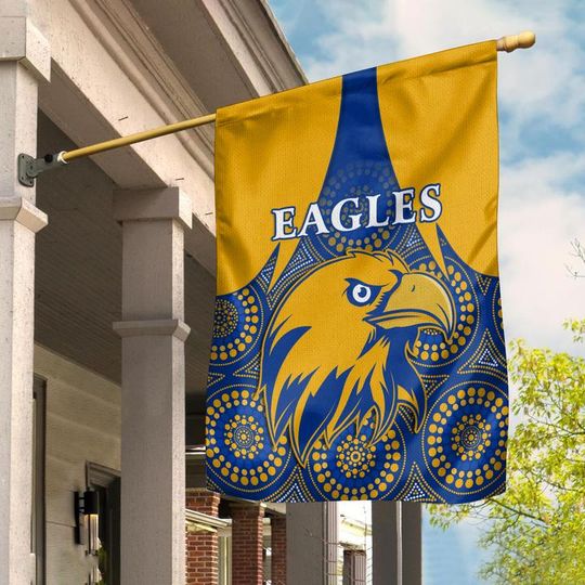 West Coast Eagles Indigenous Gold House Flag