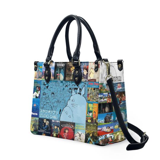Ghibli Leather Handbag Gift For Women