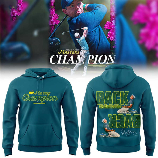 Rory McIlroy Masters Tournament Champion 2026 Hoodie