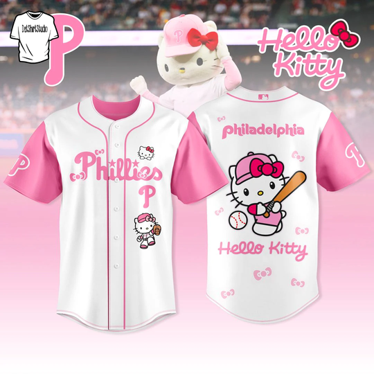 Philadelphia Phillies x Hello Kitty Limited Edition Pink Jersey