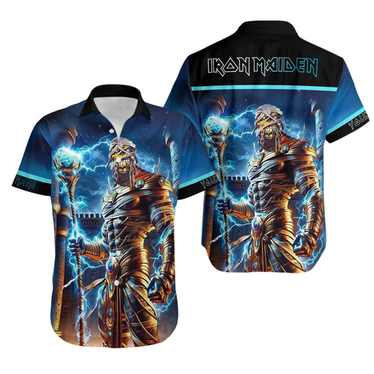 Personalized Iron Maiden Power Slave Hawaiian Shirt