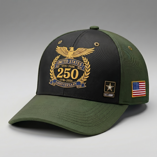 US Navy Baseball Cap, United States of America 1776–2026 Commemorative Printed Cap, Independence Day Gift