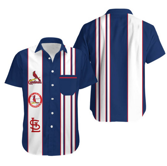 St Louis Cardinals Logo Pattern Unisex Hawaiian Shirt