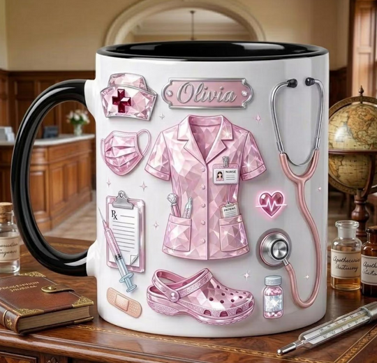 Explore 3D Embossed Accent Mugs