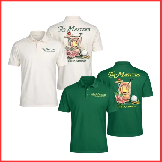 Discover HOT NEW !! Augusta Masters Golf Polo Shirt Classic Tournament Graphic Tee