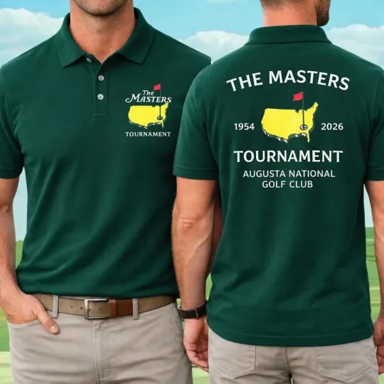 Discover 2026 Master Golf Tournament Polo, Augusta Golf Club Cocktail For Fan - All Print