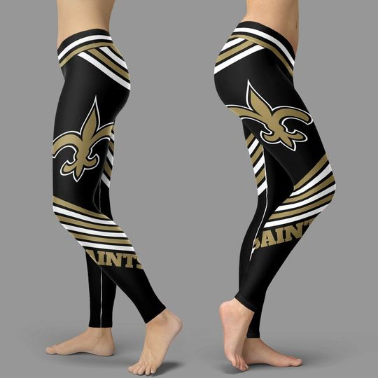 Discover New Orleans Saints Football Leggings