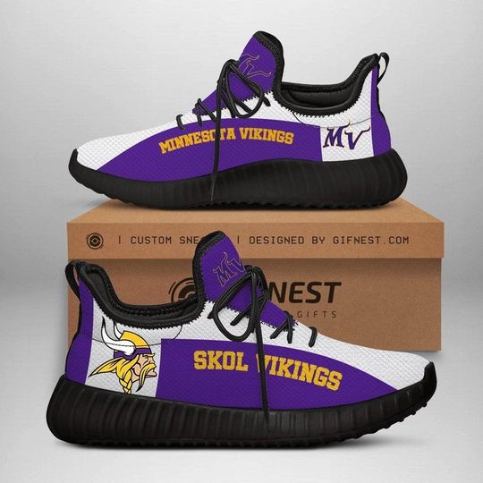 football Minnesota Vikings White Purple Edition Reze Sneakers