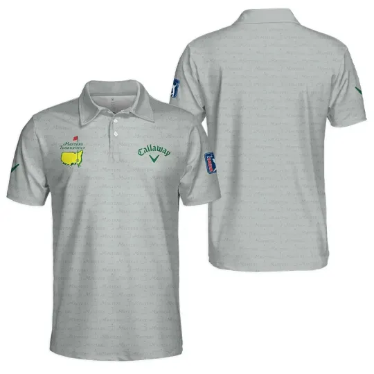 Discover Dark Grrey 2026 Callawa Team Golf Masters Tournament Print Unisex Polo Gift