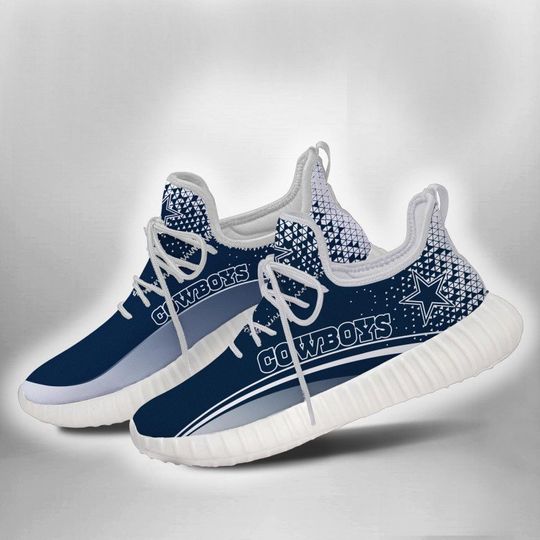 football Dallas Cowboys Dark Blue Curve Galaxy Reze Sneakers