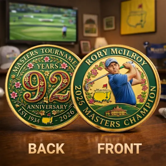 2026 Masters Tournament Commemorative Coin, Augusta 92 Years Anniversary