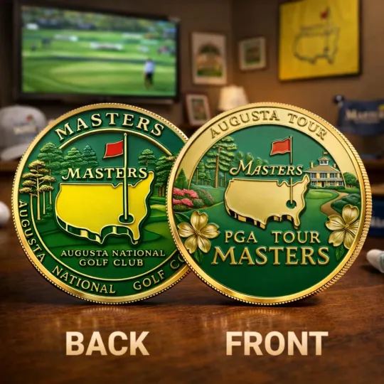Discover 2026 Masters Tournament Commemorative Coin - Augusta National Golf Club Souvenir