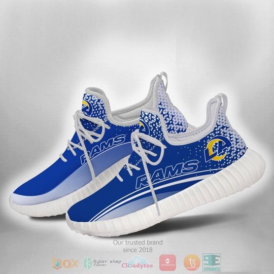 Discover football Los Angeles Rams Hot Blue Trending Reze Sneakers