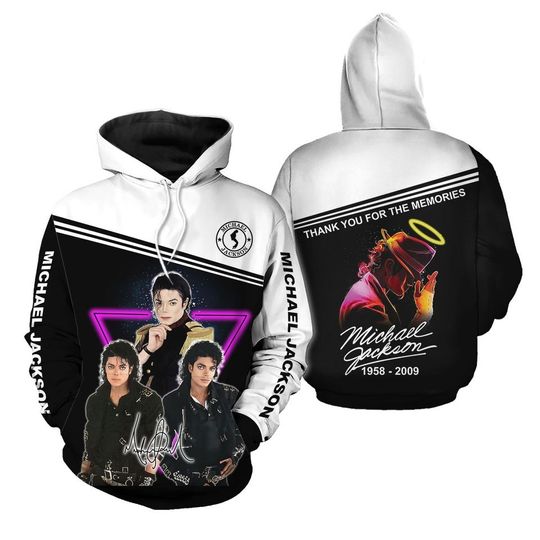Discover Michael Jackson Thank You Pullover Hoodie