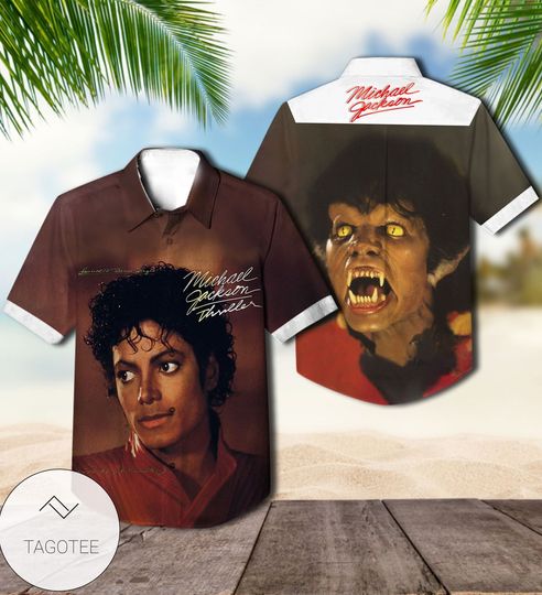 Discover Michael Jackson Thriller Single 12 Inch Hawaiian Shirt