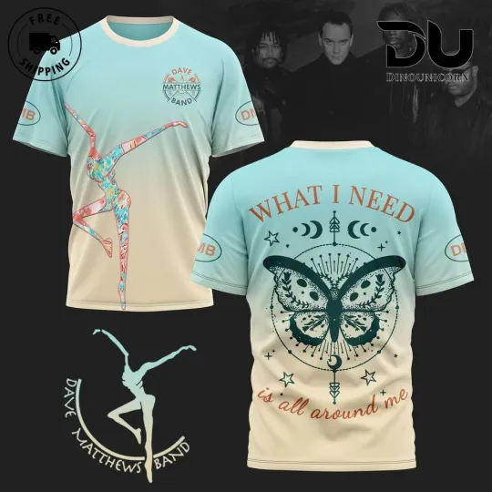 Dave Matthews Band Jimi Thing 3D T-Shirt