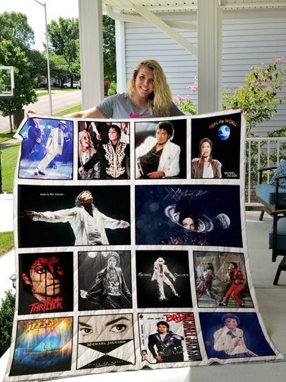 Discover Michael Jackson Album Quilt Blanket