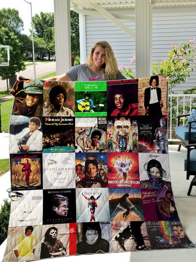 Discover Michael Jackson Album Quilt Blanket