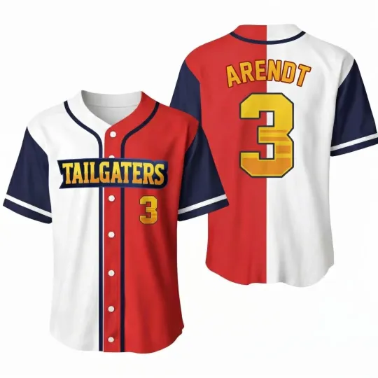 Discover New Texas Tailgaters #3 Gift For Fans S-6XL Baseball Jersey ZO360