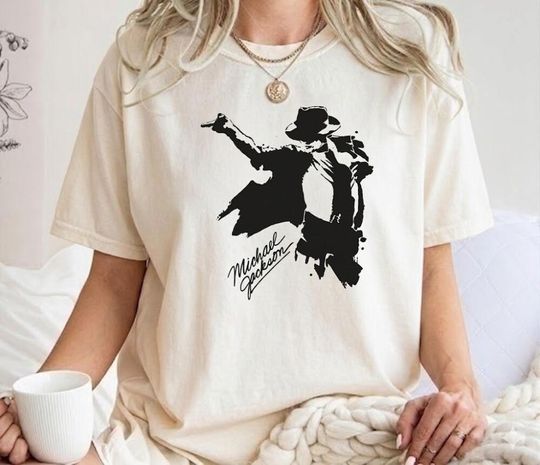 Discover Michael Jackson Shirt, 80s Pop Icon Music Legend Shirt, Michael Jackson Shirt, King of Pop Tee, Vintage Music Tee, Retro MJ Shirt