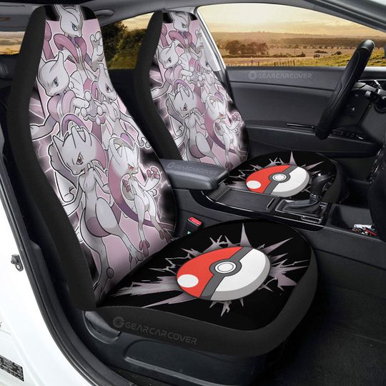 Discover PKM Mewtwo Pokéball Car Seat Cover