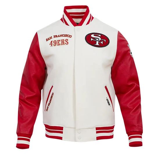 Discover Men's San Francisco 49ers Retro Baseball Jacket