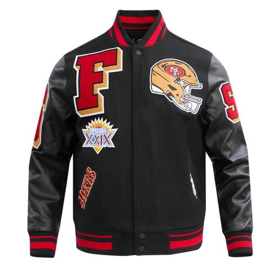 Discover Men's San Francisco Team 49ers Baseball Jacket