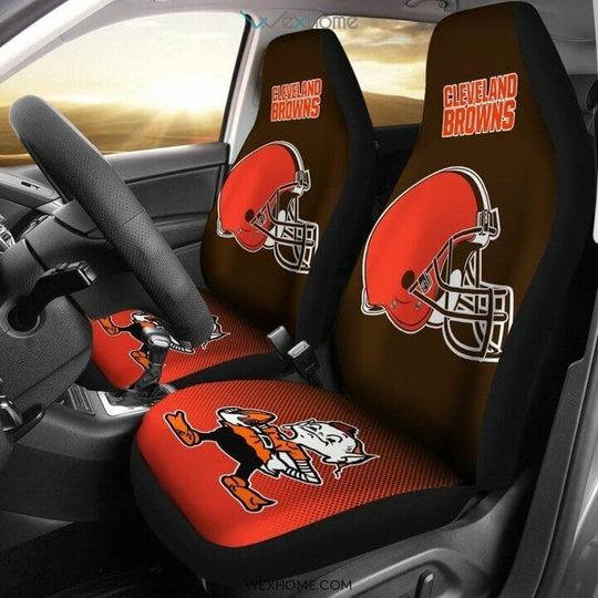 Discover Cleveland Browns Football Car Seat Cover